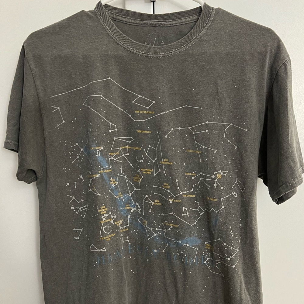 PacSun gray constellations graphic tee